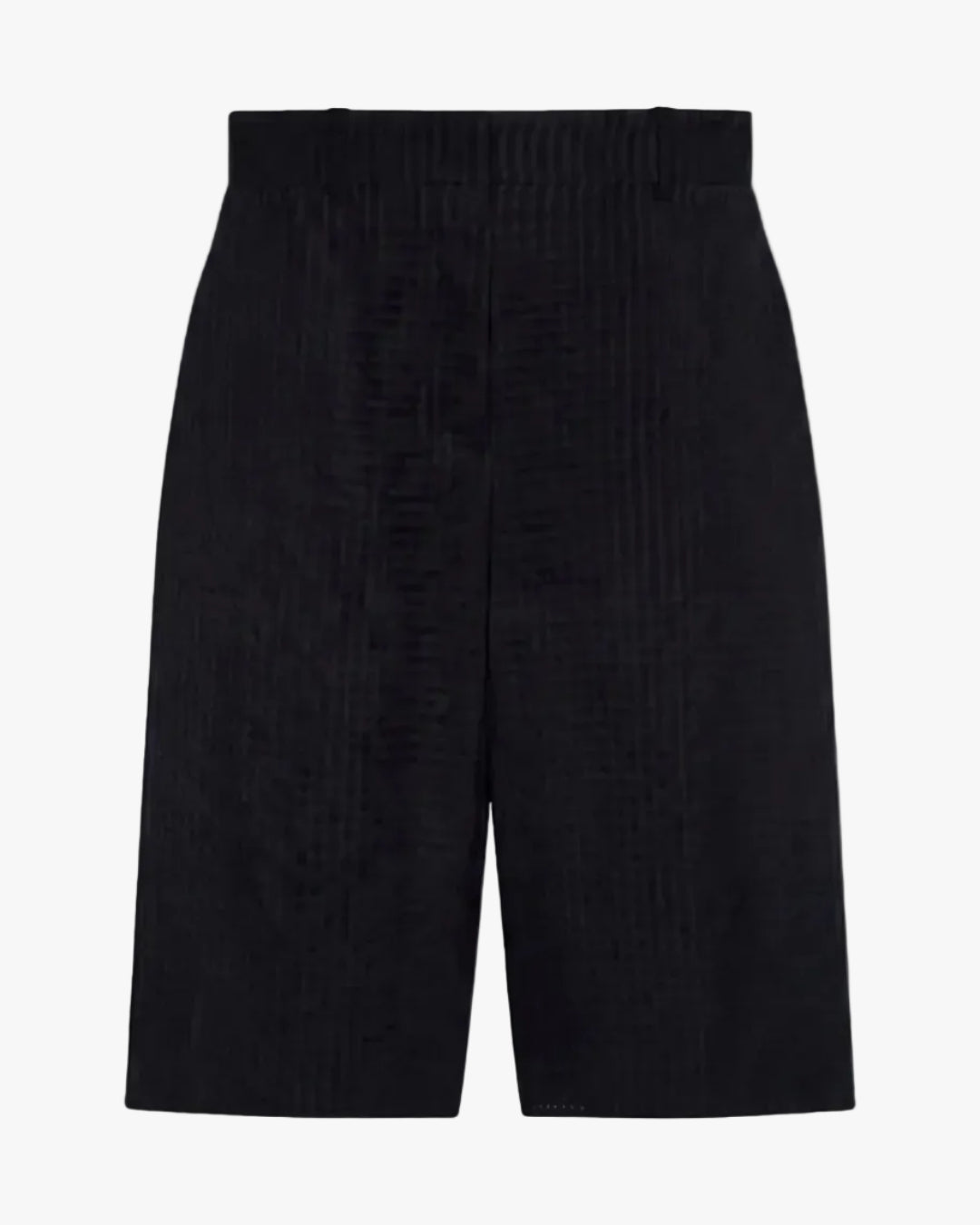 Gingham Bermuda Short | Black