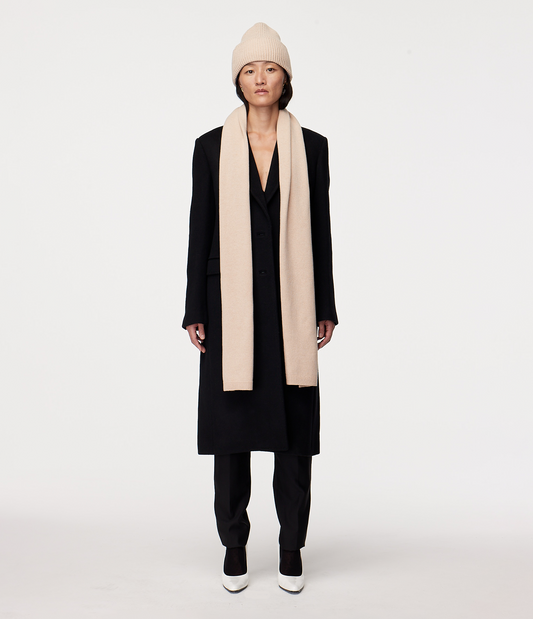 Another Tomorrow Cashmere Scarf in Ivory – Cashmere
