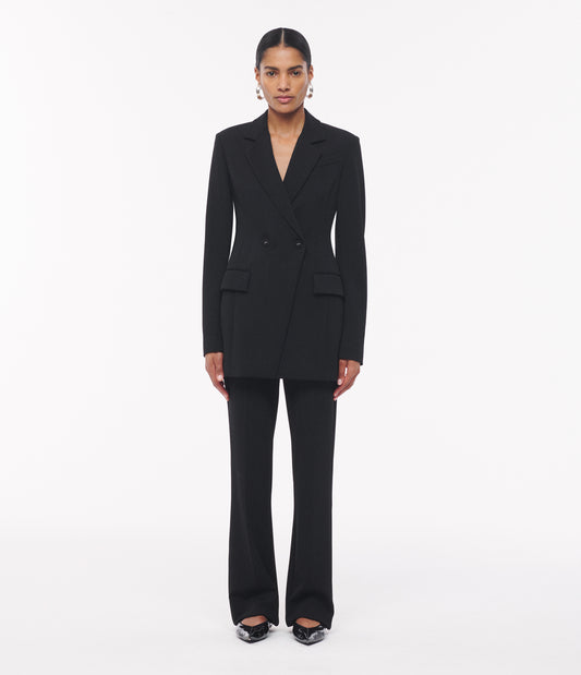 Another Tomorrow Jersey Jacket in Black – Viscose Women's Jacket