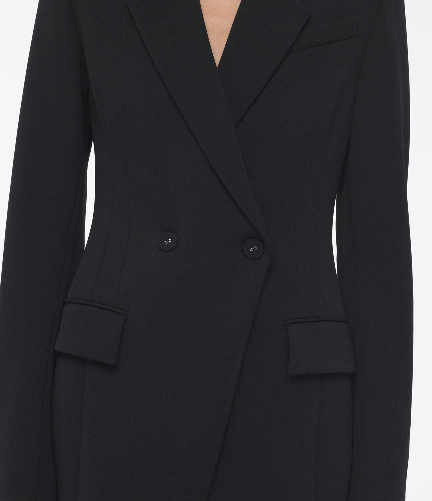 Another Tomorrow Jersey Jacket in Black – Viscose Women's Jacket