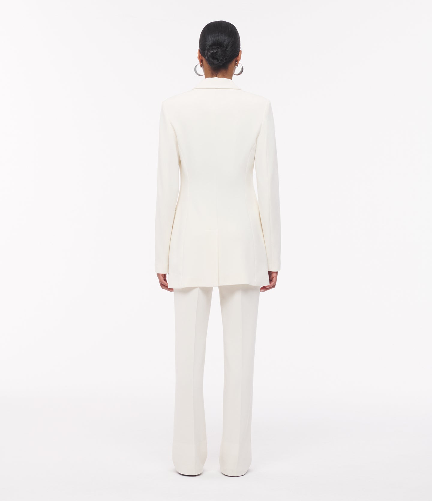 Another Tomorrow Jersey Jacket in Cream – Viscose Women's Jacket