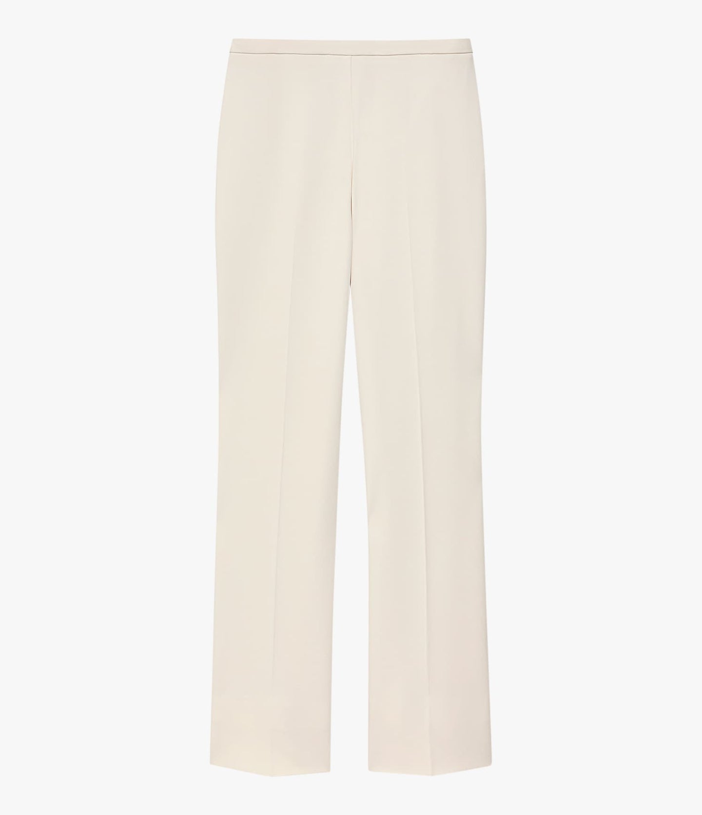 Another Tomorrow Jersey Pant in Cream – Viscose Women's Trousers