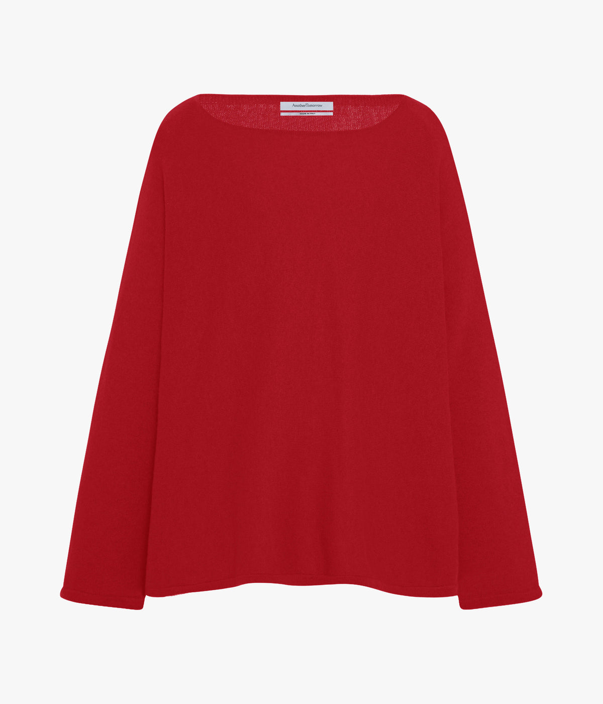 Another Tomorrow Merino Draped Knit in Pinot Noir – Wool Women's Knitwear