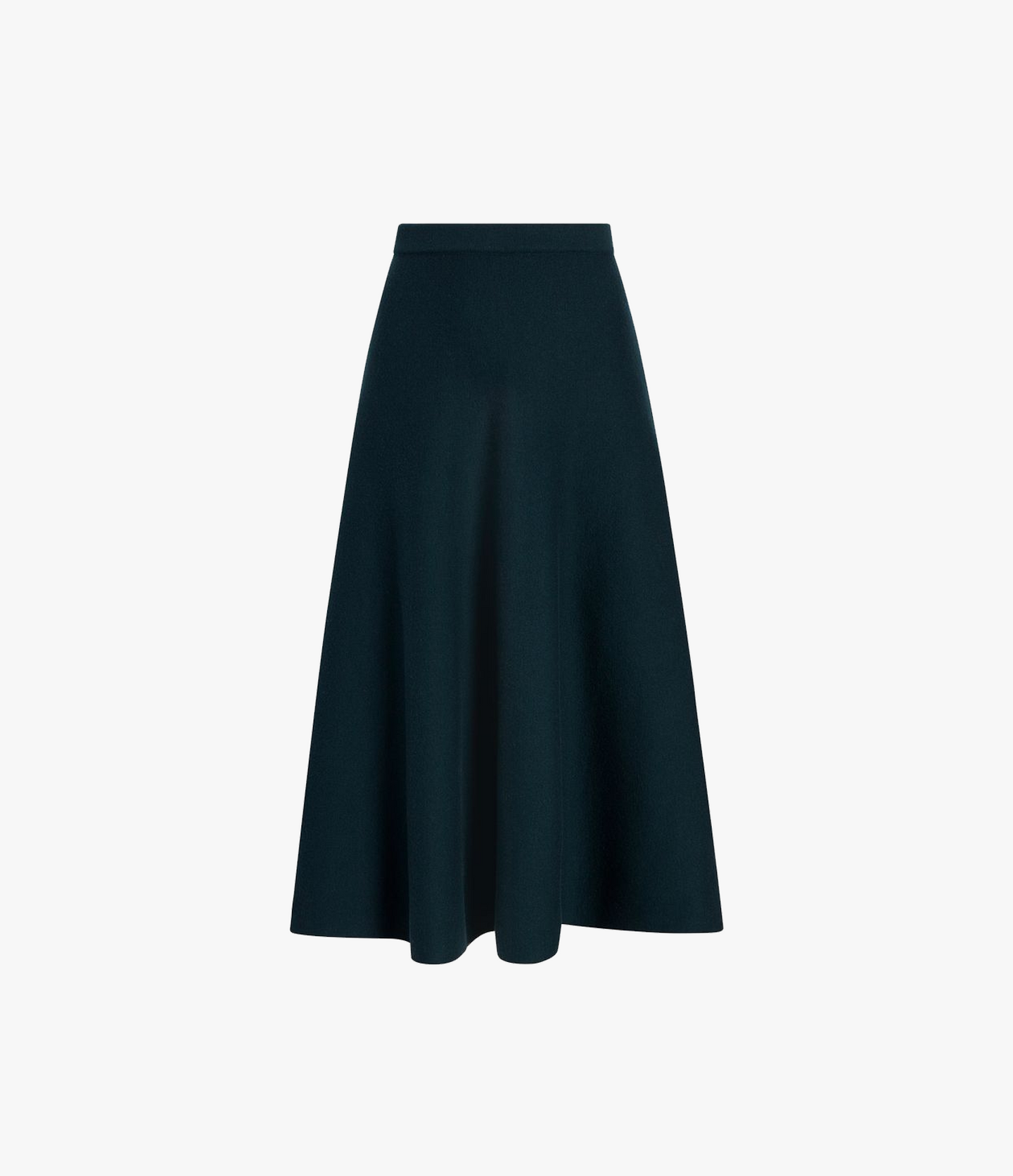 Another Tomorrow Merino Wool Knit Skirt in Juniper – Wool Women's Skirt
