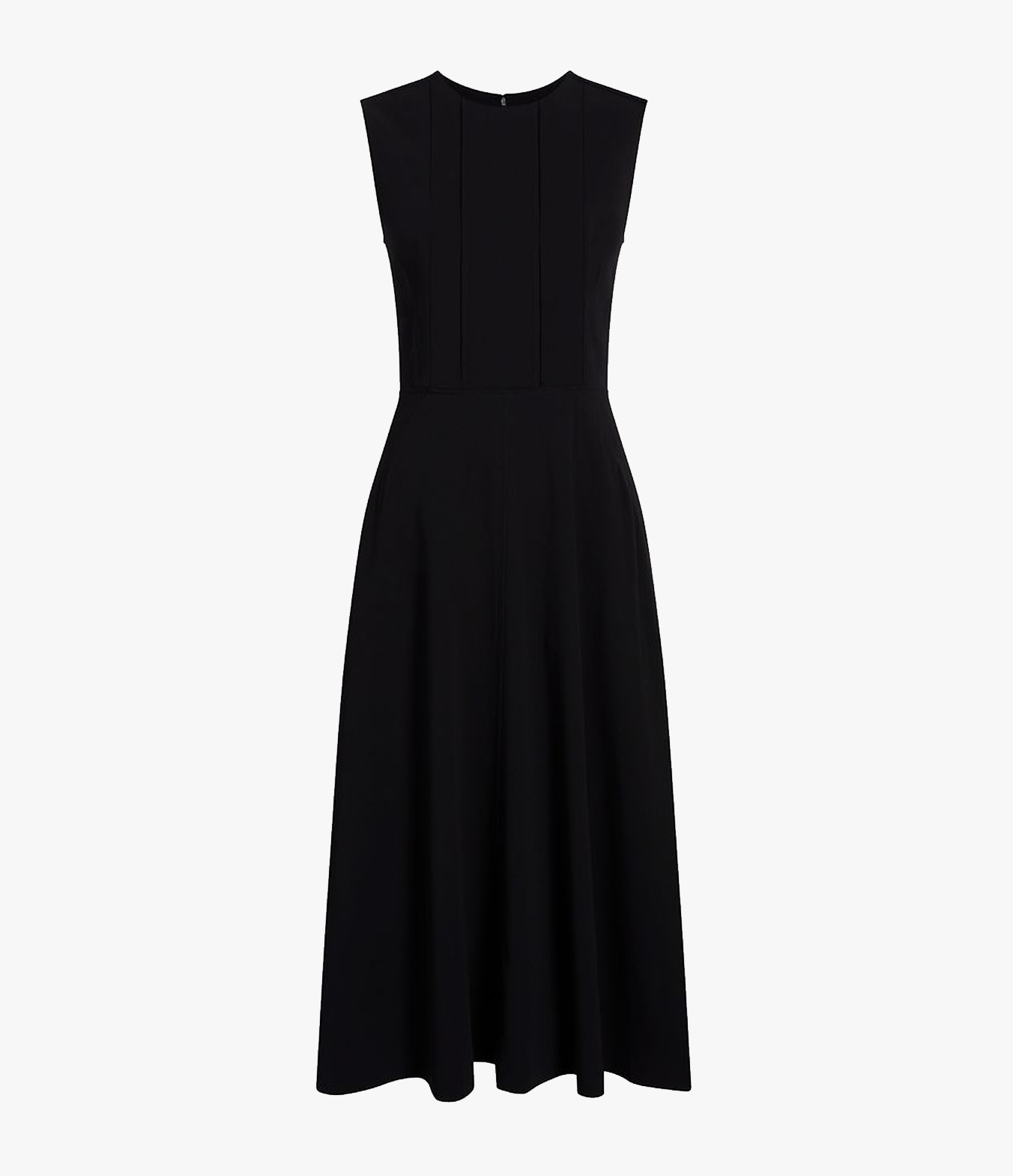 Another Tomorrow Panelled Dress in Black – Viscose Women's Dress