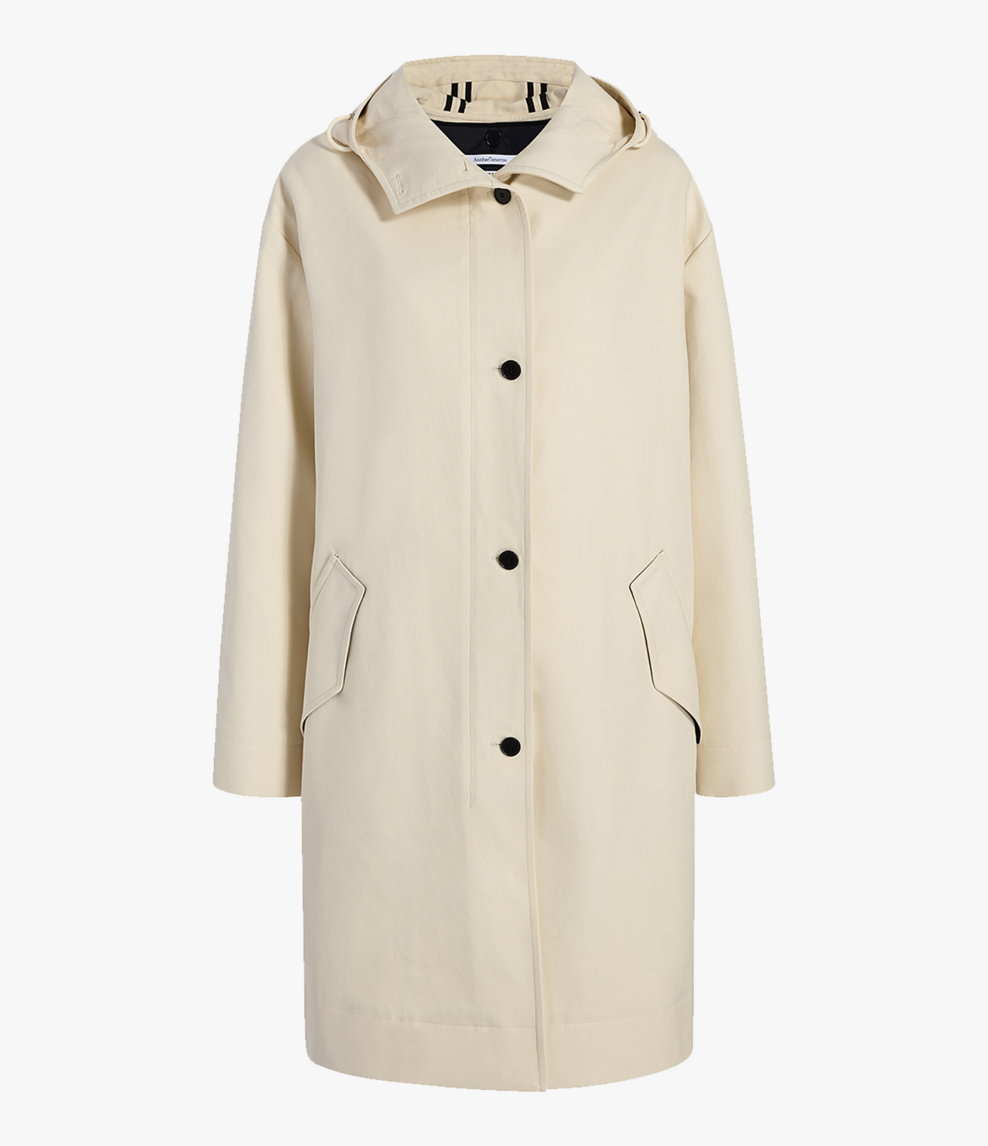 Another Tomorrow 3 In 1 Parka in Off White – Cotton Women's Outerwear