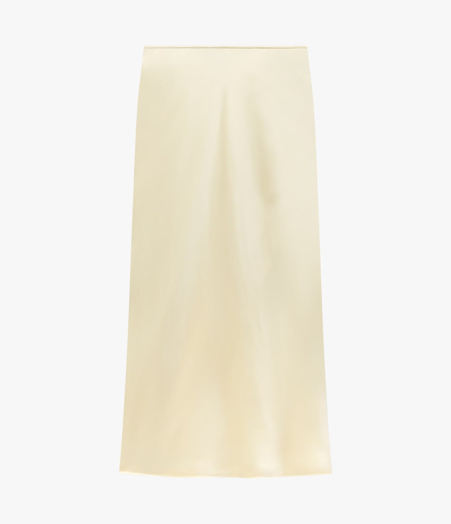 Another Tomorrow Satin Skirt in Butter – Satin Women's Skirt