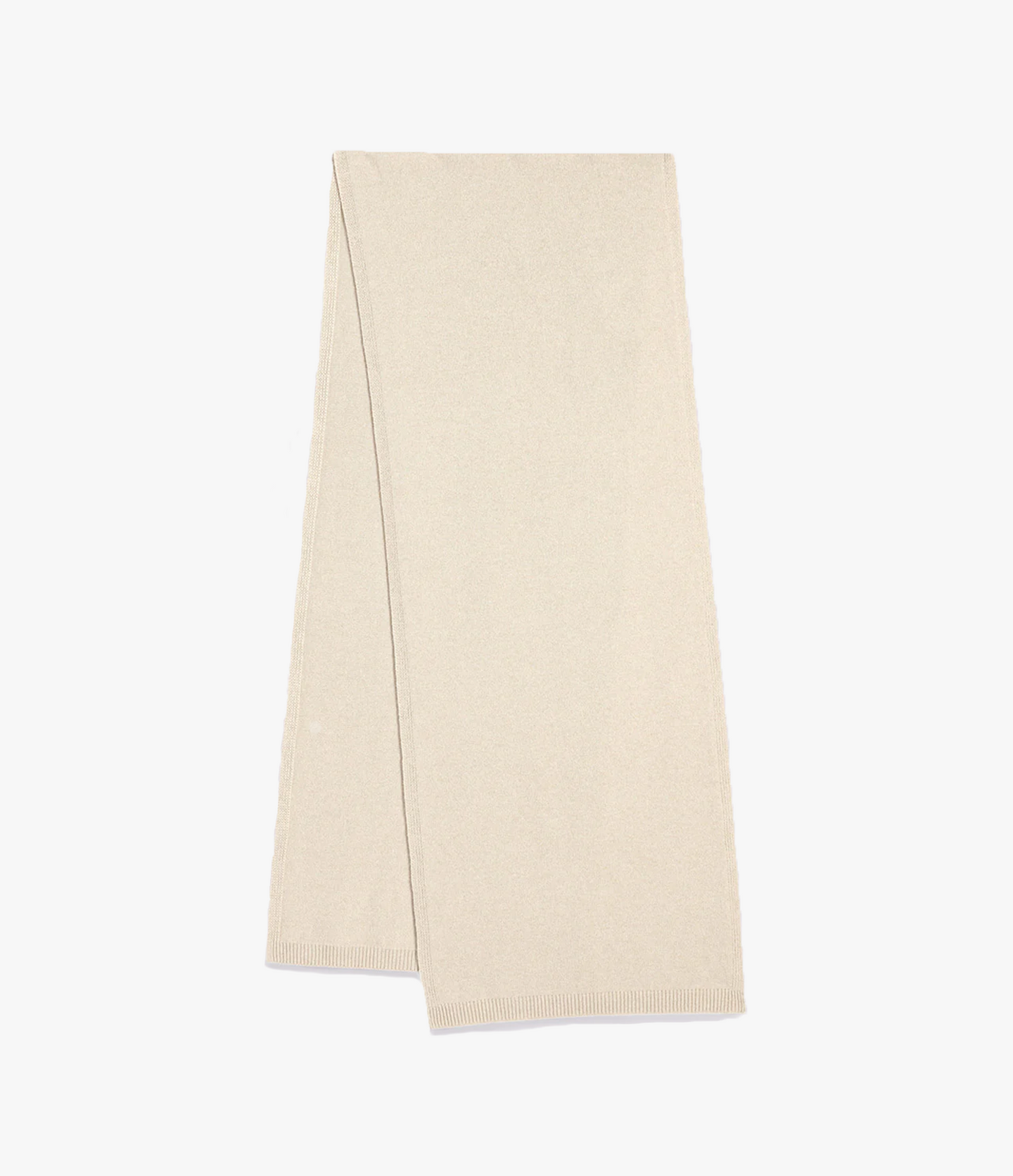 Cashmere Scarf | Ivory in ivory