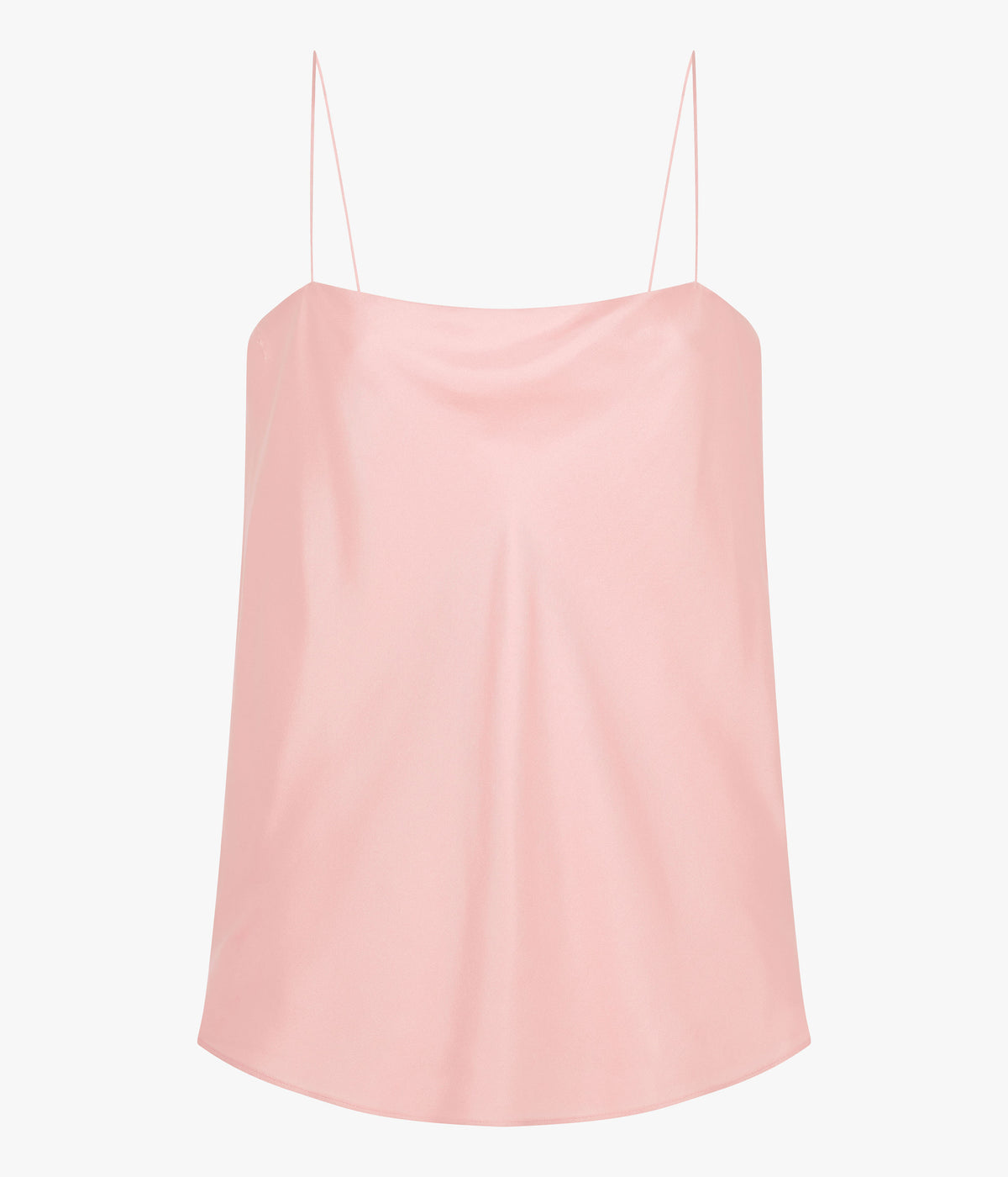 Another Tomorrow Silk Camisole in Seashell Pink – Silk Women's Top
