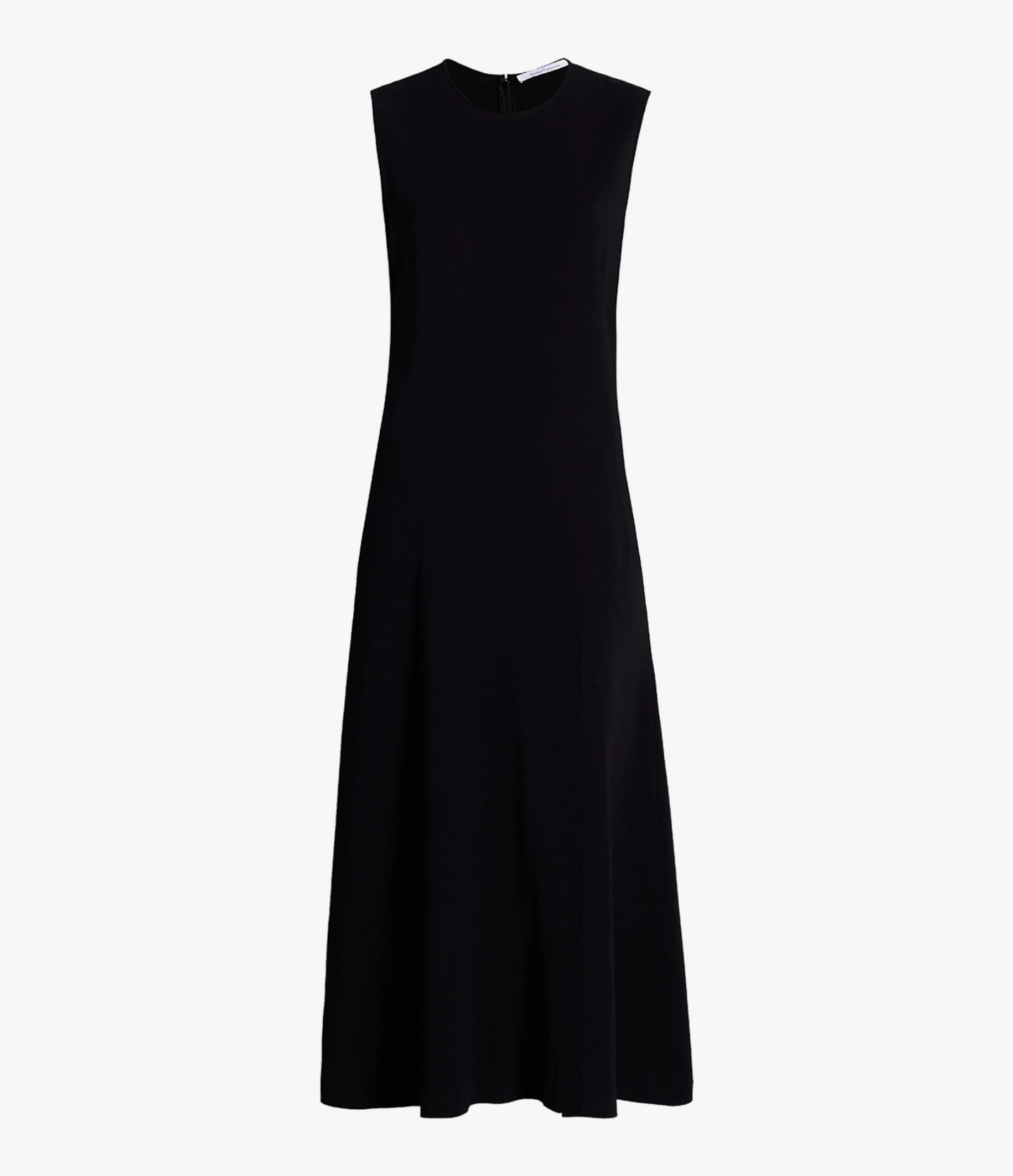 Another Tomorrow Sleeveless Crewneck Dress in Black – Viscose Women's Dress