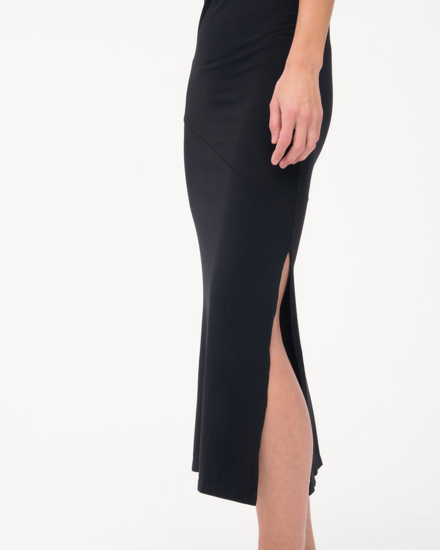Another Tomorrow Tank Dress in Black – Cotton Women's Dress