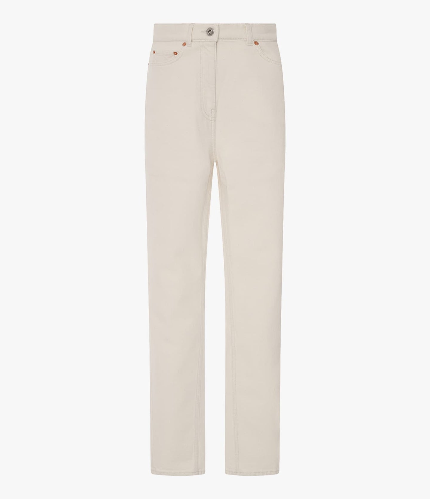 Slim Denim Pant | Ecru