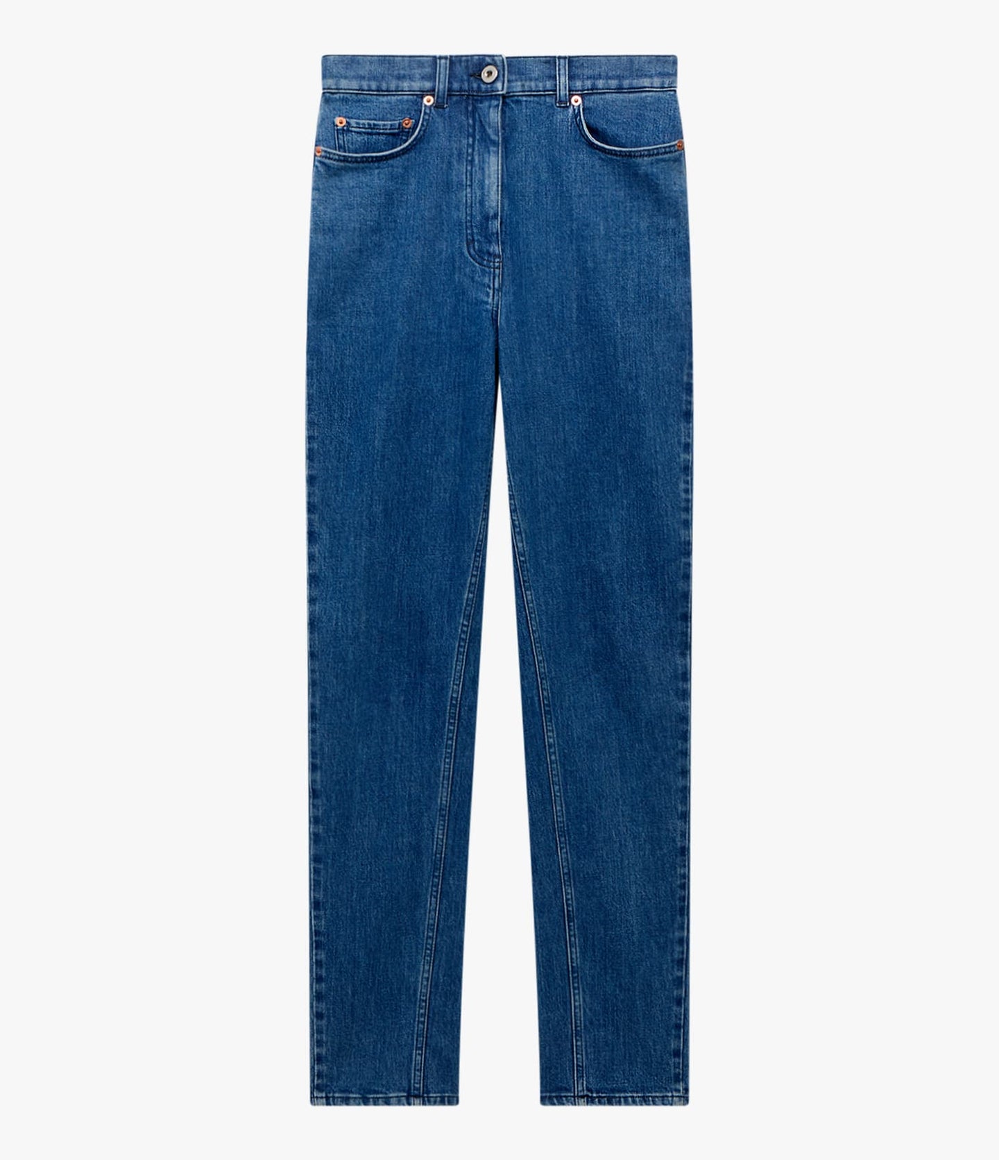 Another Tomorrow Slim Denim Pant in Rinsed – Denim Women's Trousers