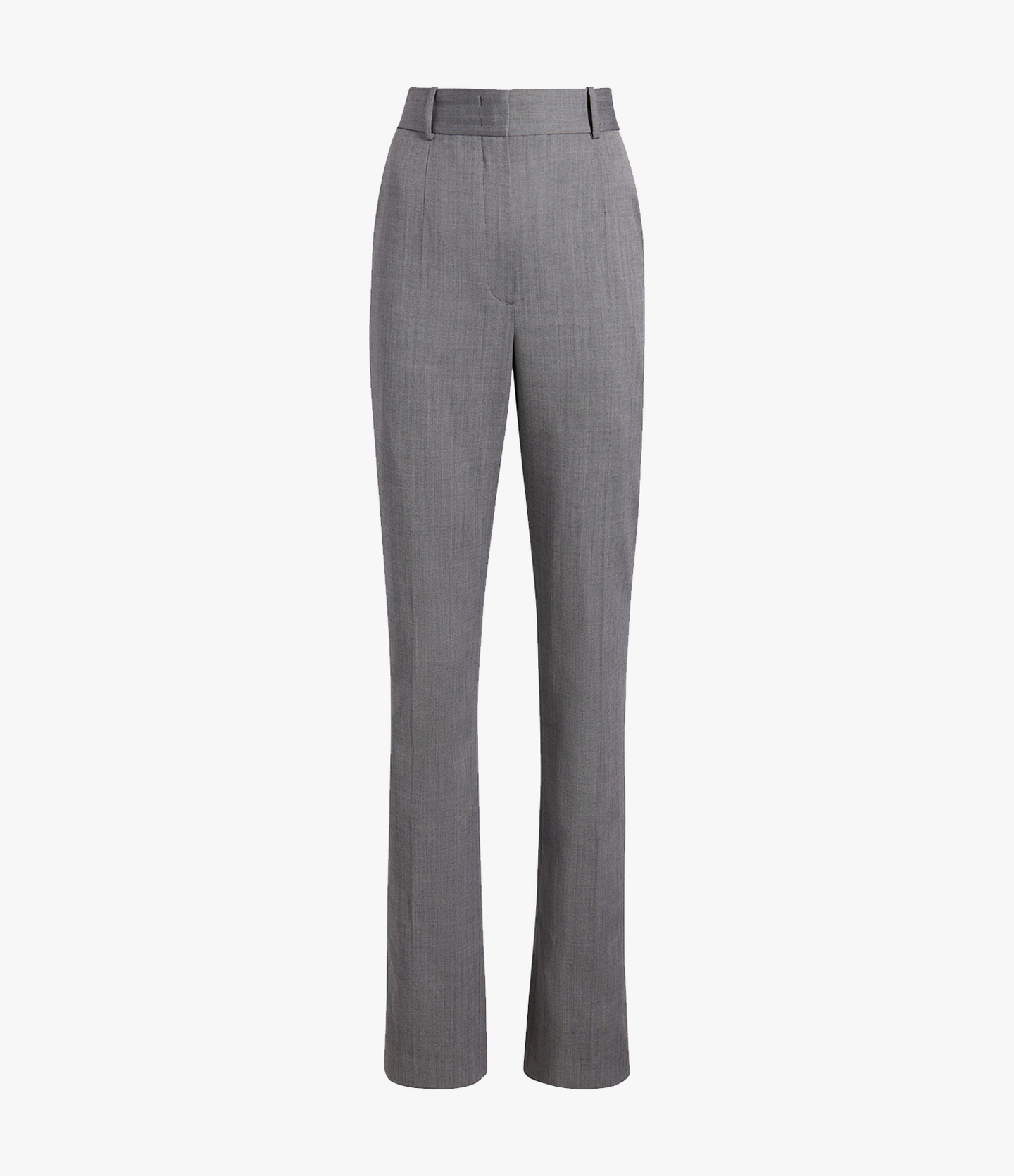 Another Tomorrow Straight Leg Trouser in Black/White – Wool Women's Trousers