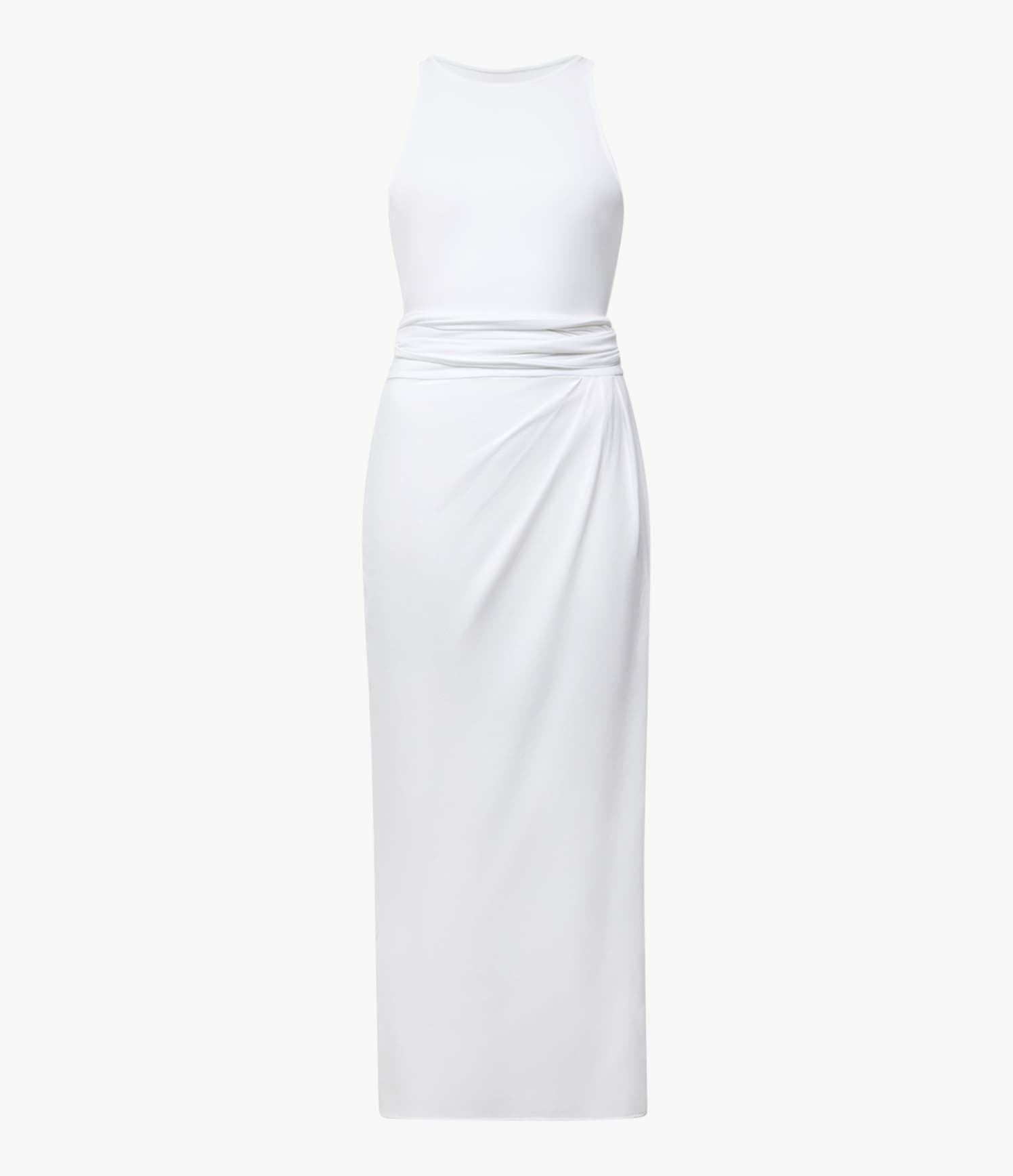 Sarong Tie Dress | White Another Tomorrow Sarong Tie Dress | White Another Tomorrow