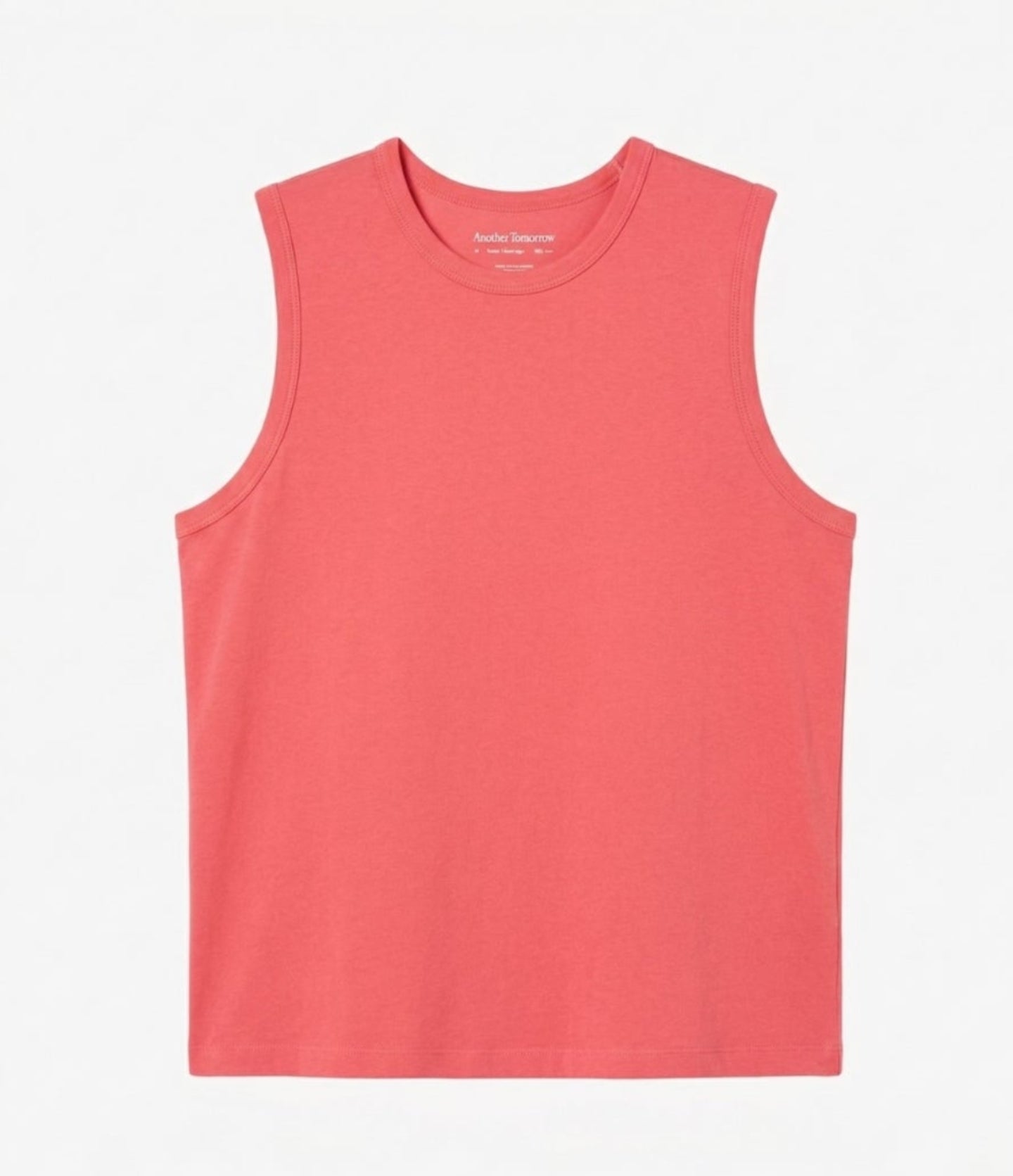 Another Tomorrow Sleeveless Tee in Rhubarb – Cotton Women's Top