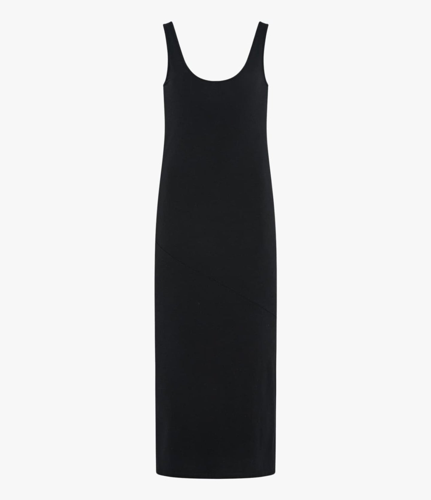 Another Tomorrow Tank Dress in Black – Cotton Women's Dress