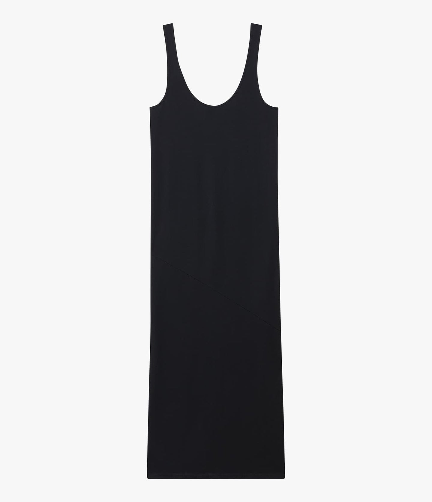 Another Tomorrow Tank Dress in Black – Cotton Women's Dress
