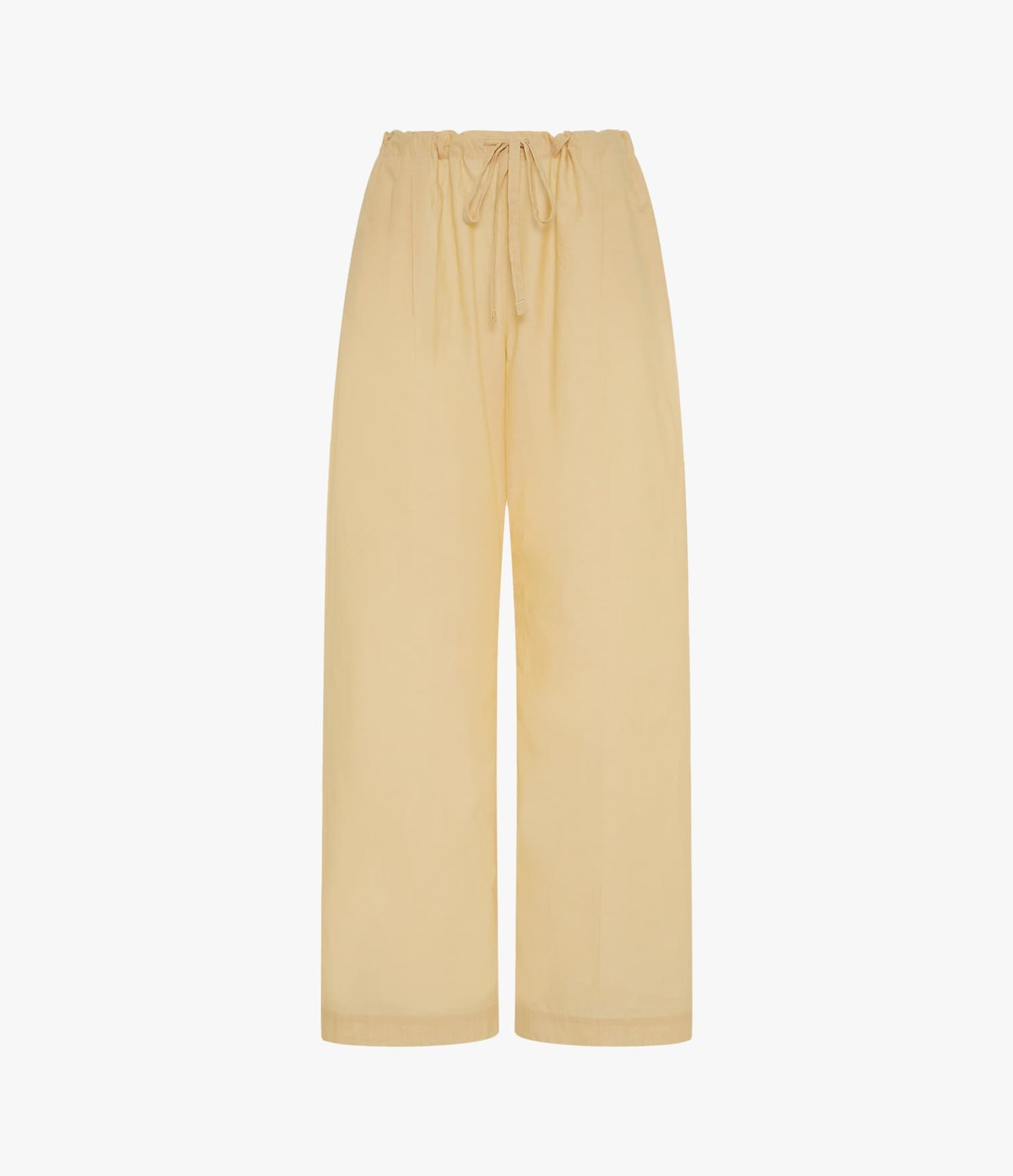Another Tomorrow Voile Drawcord Pant in Mimosa – Cotton Women's Trousers