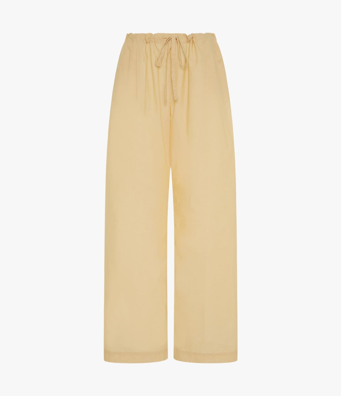 Another Tomorrow Voile Drawcord Pant in Mimosa – Cotton Women's Trousers