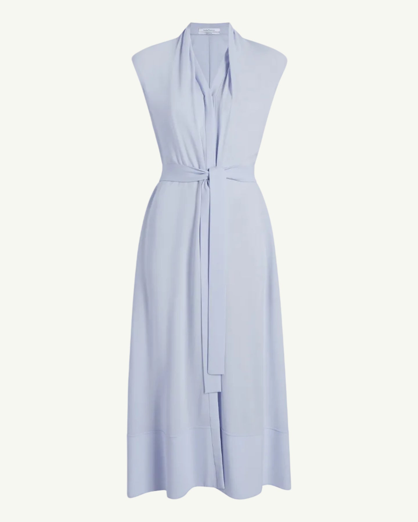 Another Tomorrow Gathered Neckline Dress in Lilac – Viscose Women's Dress