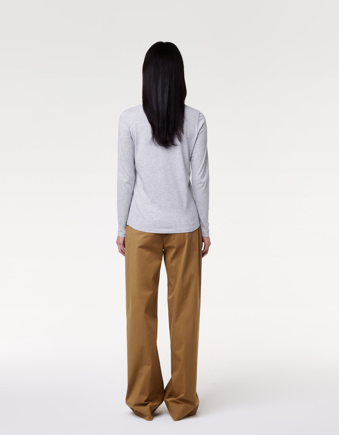 Long Sleeve T-Shirt | Heather Grey image 4