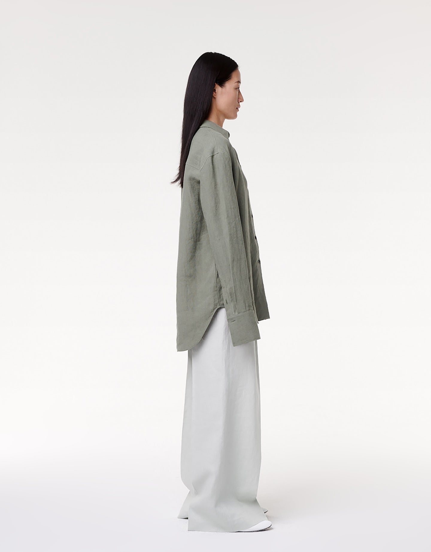 Linen Oversized Men's Shirt | Fern in fern