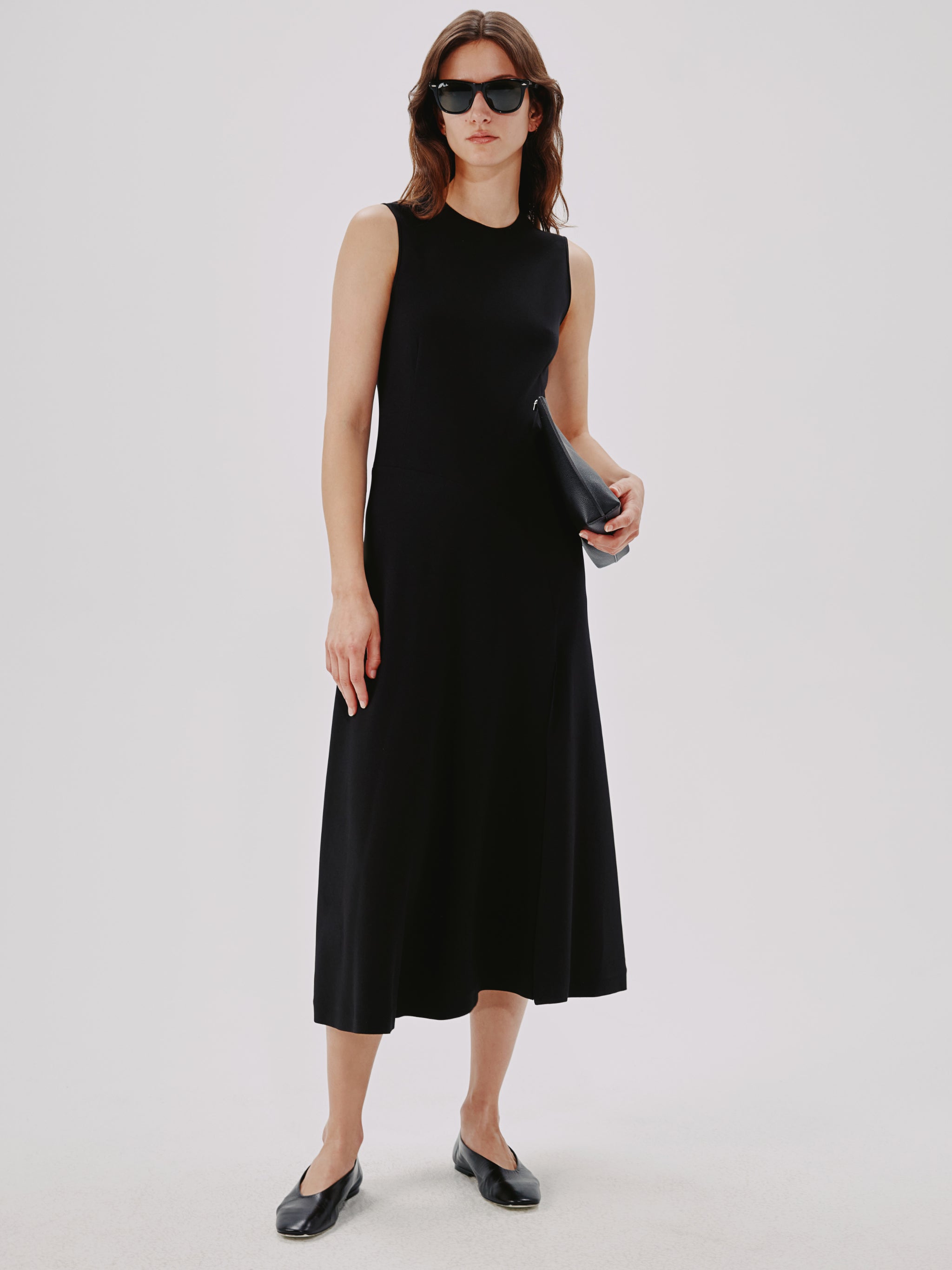 Sleeveless Dress - Sustainable Fashion | Another Tomorrow Sleeveless Dress - Sustainable Fashion | Another Tomorrow