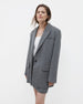 Tailored Cashmere Jacket | Medium Melange Grey