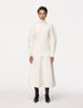 Another Tomorrow Merino Wool Knit Turtleneck in Off White – Wool Women's Knitwear