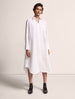 Another Tomorrow Shirt Dress in White – Cotton Women's Dress