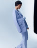 Another Tomorrow Classic Trouser in Lilac – Wool Women's Trousers