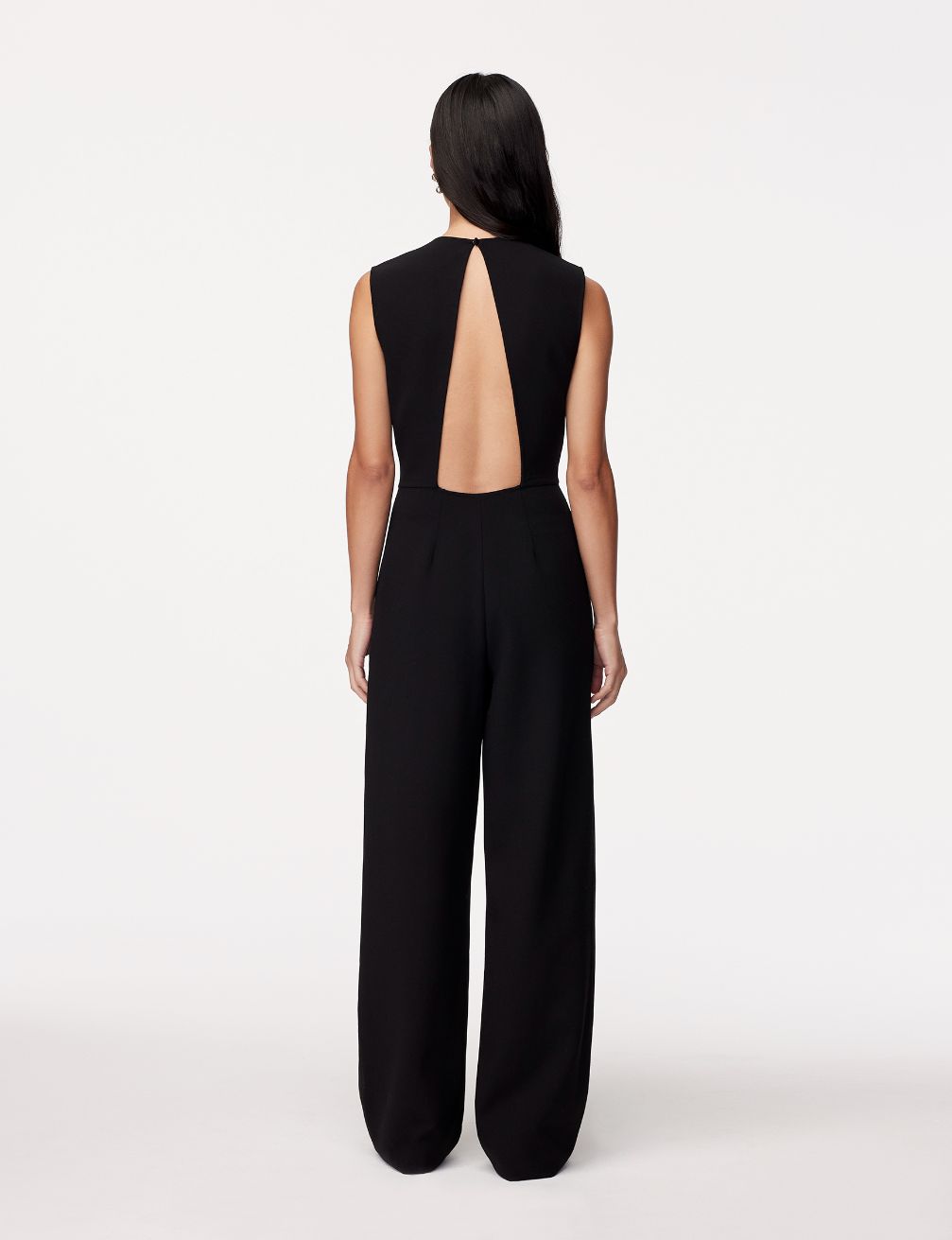 Another Tomorrow Doppio Jumpsuit in Black – Wool Women's Jumpsuit