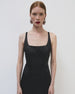 Contour Seamed Dress | Black