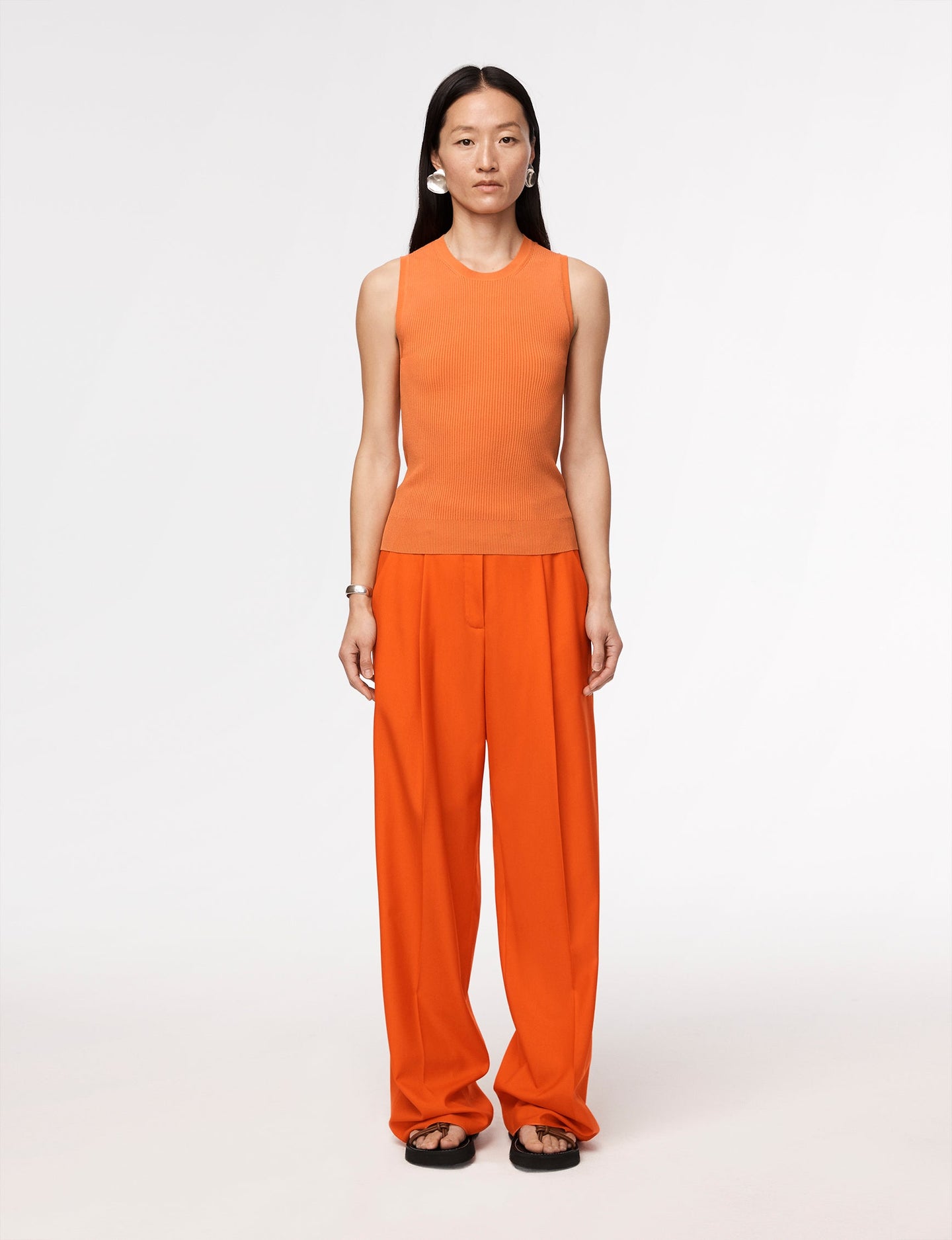 Ribbed Shell Knit - Resale | Tangerine
