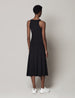 Another Tomorrow Deep V Tank Knit Dress in Black – Viscose Women's Dress