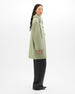 Fur Collar Balmacaan | Celadon