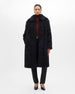 Fur Balmacaan | Black