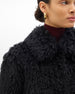 Fur Balmacaan | Black