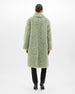 Fur Balmacaan | Celadon
