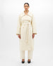 Eyelet Trench | Cream
