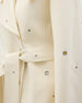 Eyelet Trench | Cream