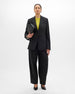 Cotton Relaxed Blazer | Black