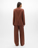 Wool Relaxed Blazer | Cinnamon