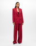 Single Button Relaxed Jacket | Pinot Noir