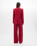 Single Button Relaxed Jacket | Pinot Noir
