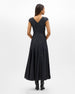 Silk Polka Dot Dress | Black/Cream Dot