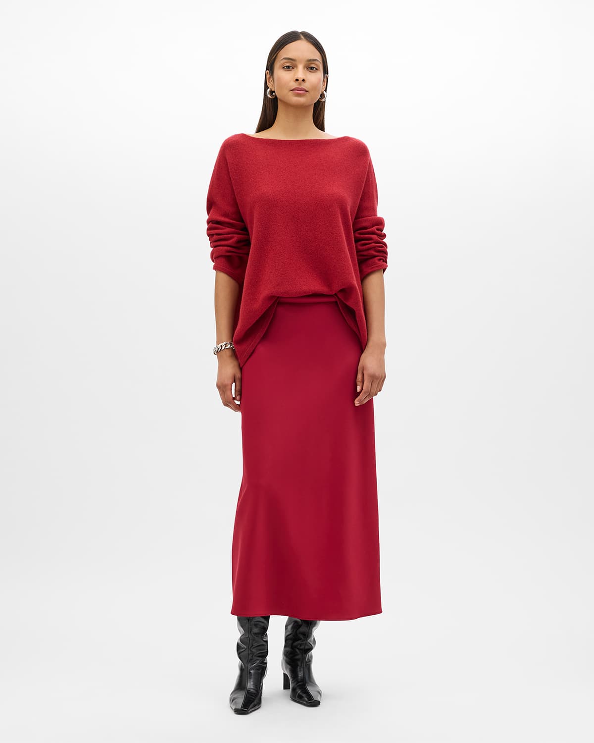 Bias Skirt | Pinot Noir