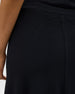 Seamed Knit Flare Skirt | Black