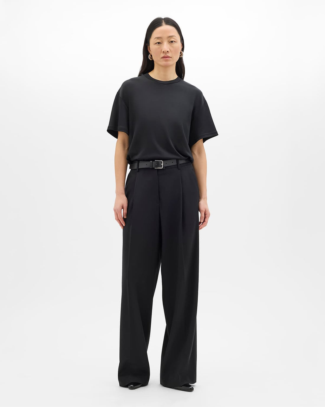 Fluid Jersey Top | Black